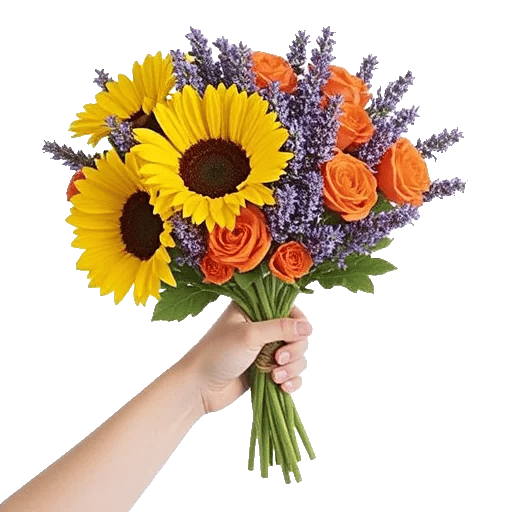 Golden Sunflower Bouquet