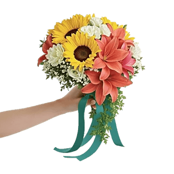 Golden Sunflower Bouquet