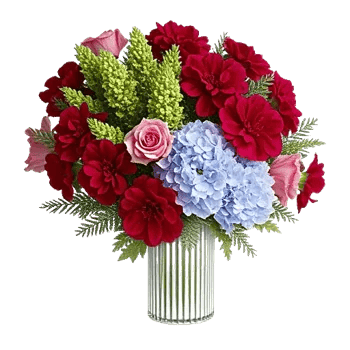 Crimson Blossom Harmony