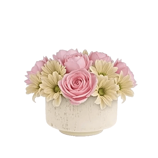 Blush Romantic Centerpiece