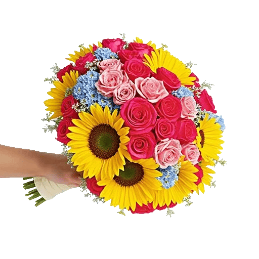 Golden Sunflower Bouquet