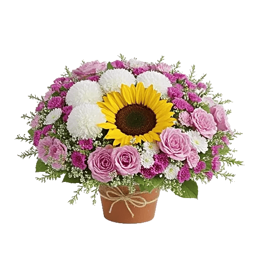 Amber Sunflower Glow