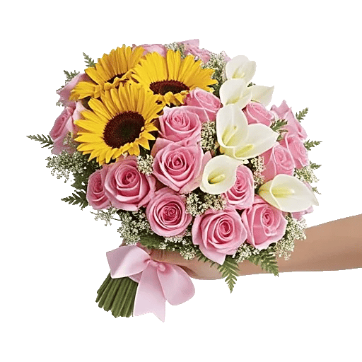 Golden Sunflower Bouquet
