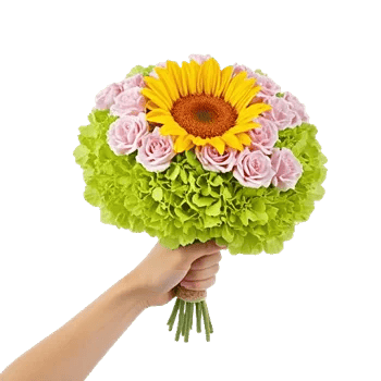 Golden Sunflower Bouquet