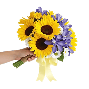 Golden Sunflower Bouquet