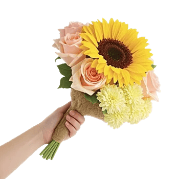 Golden Sunflower Bouquet