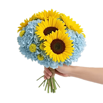 Golden Sunflower Bouquet
