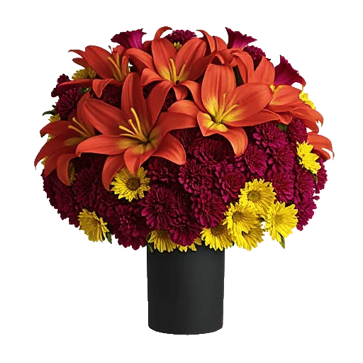 Crimson Blossom Harmony