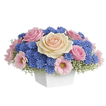 Blush Romantic Centerpiece