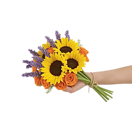 Golden Sunflower Bouquet