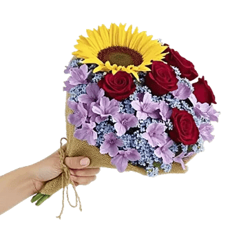 Golden Sunflower Bouquet