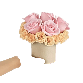 Blush Romantic Centerpiece