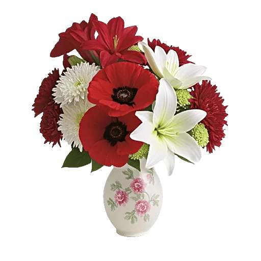 Crimson Blossom Harmony