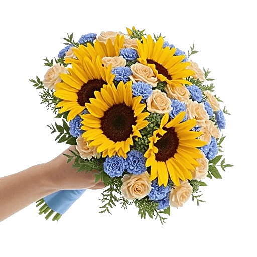 Golden Sunflower Bouquet