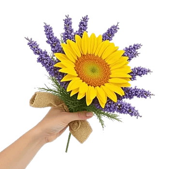 Golden Sunflower Bouquet