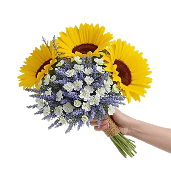Golden Sunflower Bouquet