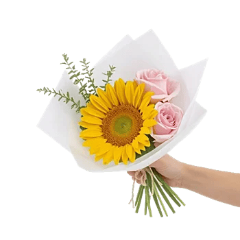 Golden Sunflower Bouquet