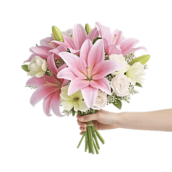 Graceful Lily Display