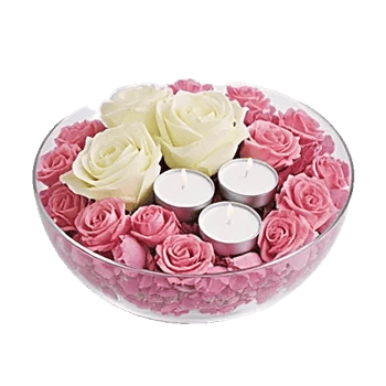 Blush Romantic Centerpiece