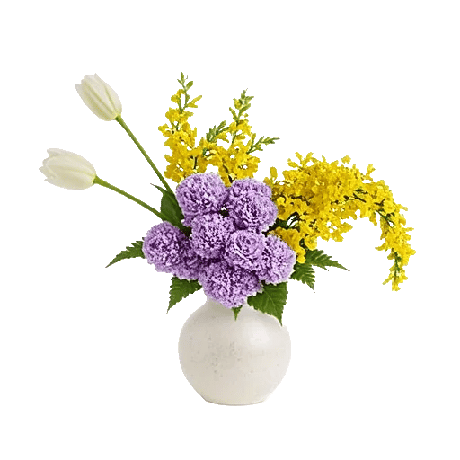 Minimalist White Orchids
