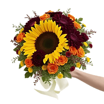 Amber Sunflower Glow