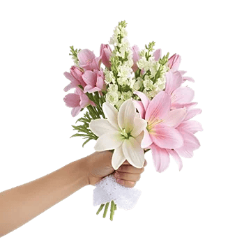 Graceful Lily Display