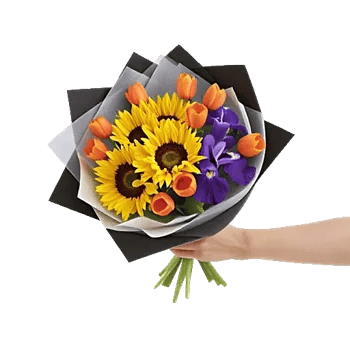 Golden Sunflower Bouquet