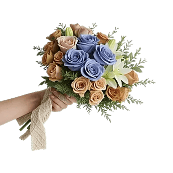 Elegant Blue Roses