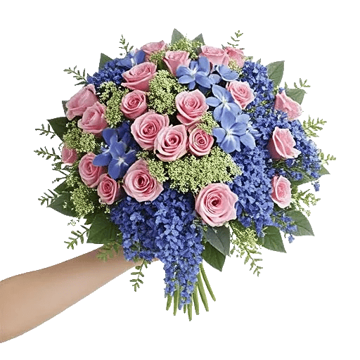 Elegant Blue Roses
