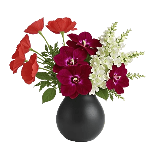 Crimson Blossom Harmony
