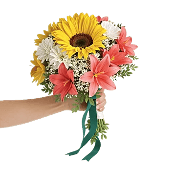 Golden Sunflower Bouquet
