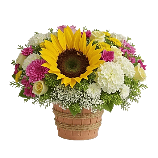 Amber Sunflower Glow