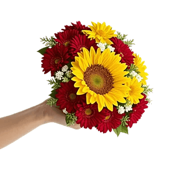 Golden Sunflower Bouquet