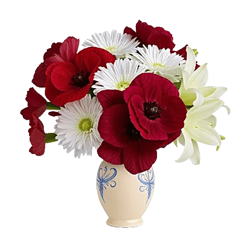 Crimson Blossom Harmony