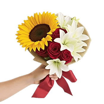 Golden Sunflower Bouquet