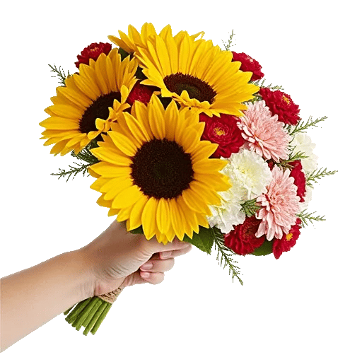 Golden Sunflower Bouquet