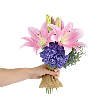 Graceful Lily Display