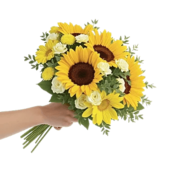 Golden Sunflower Bouquet
