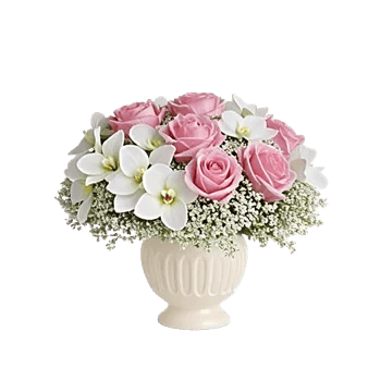 Blush Romantic Centerpiece