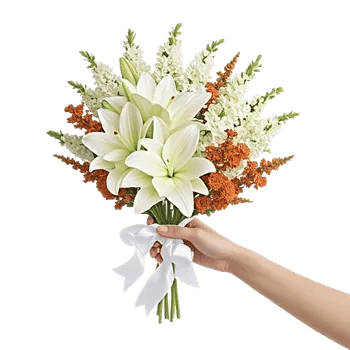 Graceful Lily Display