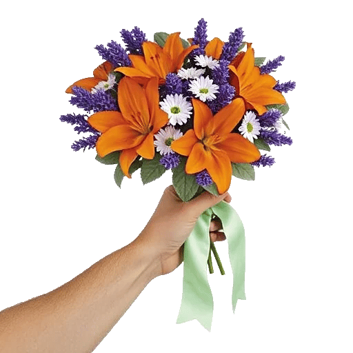 Graceful Lily Display