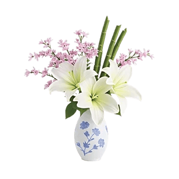 Graceful Lily Display