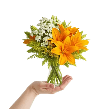 Graceful Lily Display
