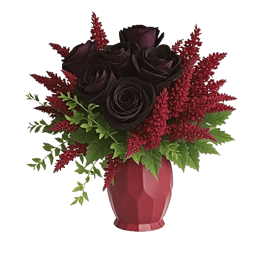 Crimson Blossom Harmony