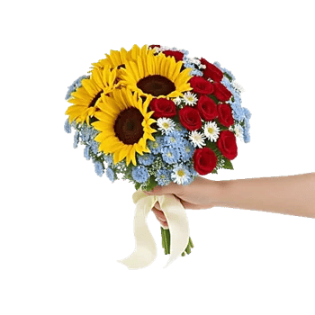 Golden Sunflower Bouquet