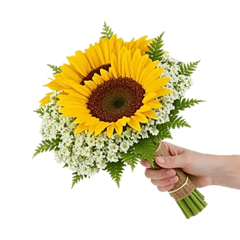 Golden Sunflower Bouquet