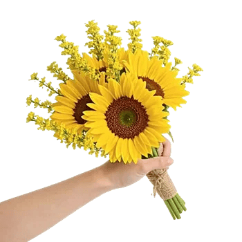 Golden Sunflower Bouquet