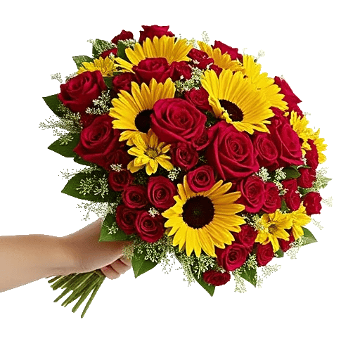 Crimson Blossom Harmony