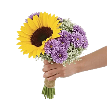 Golden Sunflower Bouquet