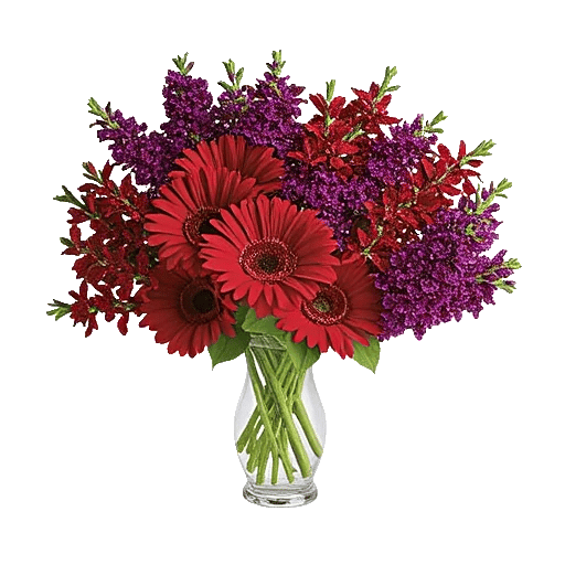 Crimson Blossom Harmony